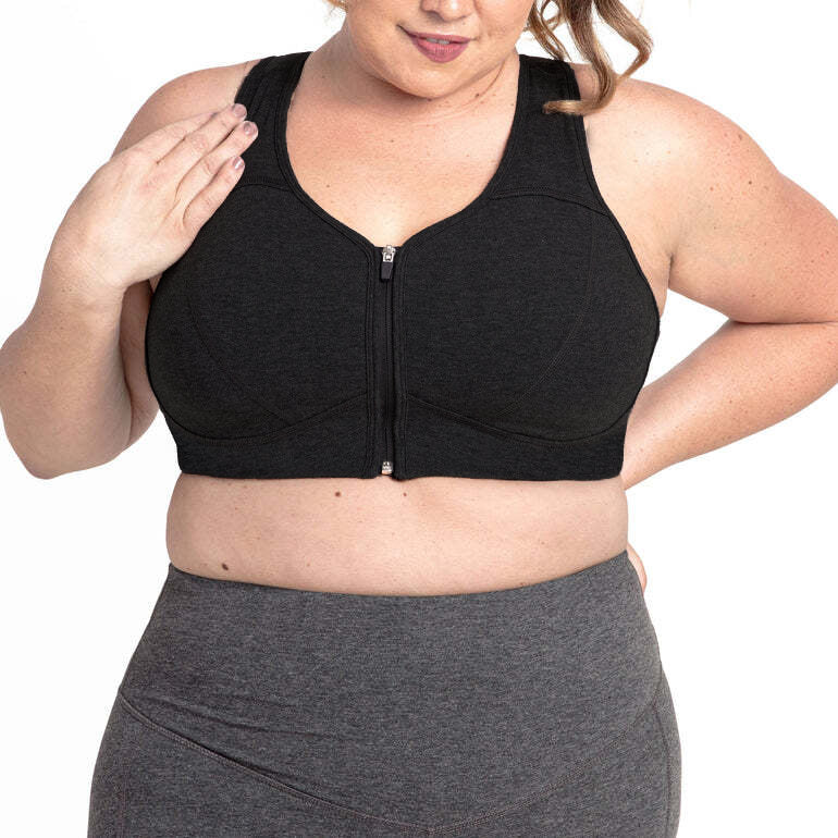 Basic Grace Zip Front Bra
