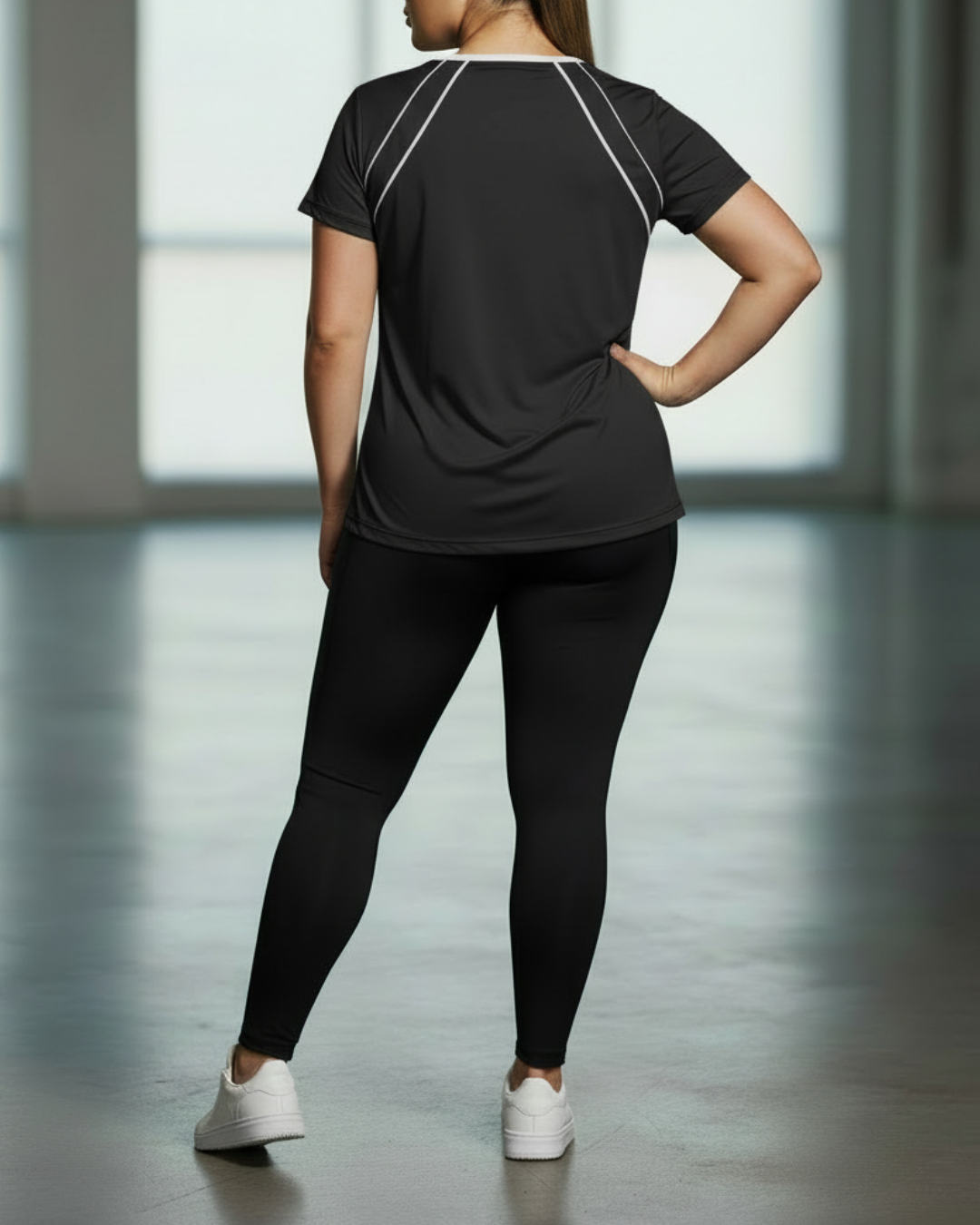 Sport Tee with Contrast Piping