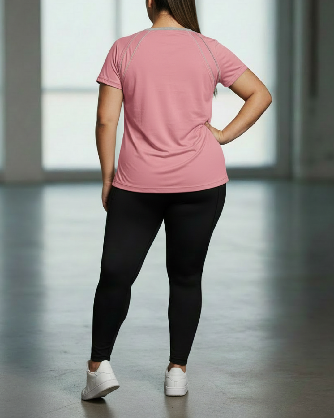 Sport Tee with Contrast Piping